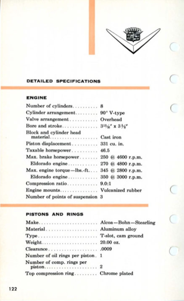 1955 Cadillac Salesmans Data Book Page 37